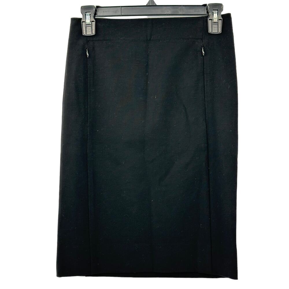 Diane von Furstenberg Skirt Womens 4 Black Pencil Office Work Minimalist Capsule